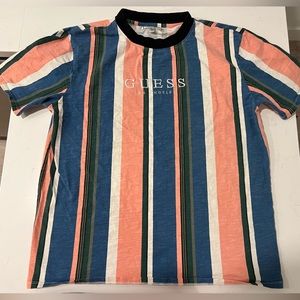 GUESS Men’s Vertical Stripe Tee Medium
